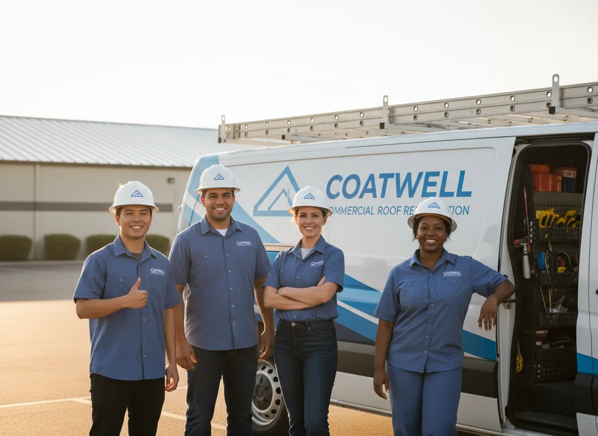 Commercial roof coating company in Leroy, TX